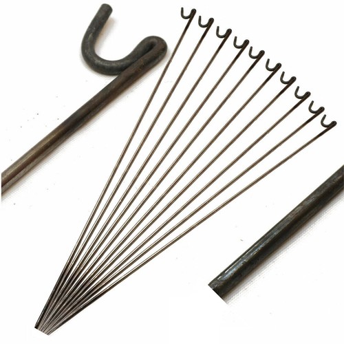 Metal fence pins steel barrier - fence,