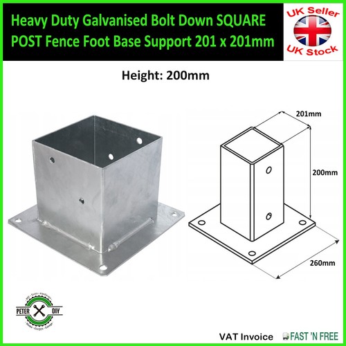 Heavy duty galvanised bolt - heavy,
