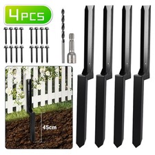 2/4PCS Heavy Duty Fence Post
