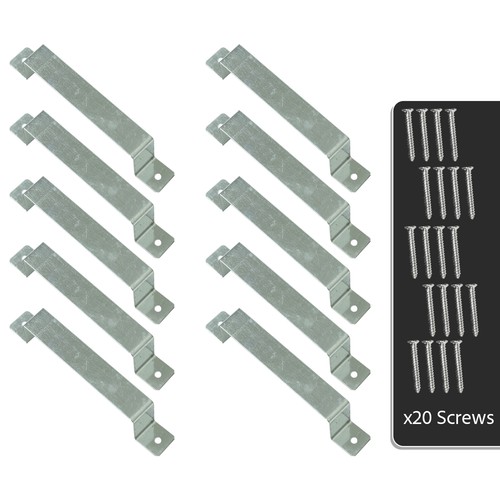 Pack galvanised steel - 10,