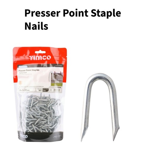 Galvanised staples nails - u,